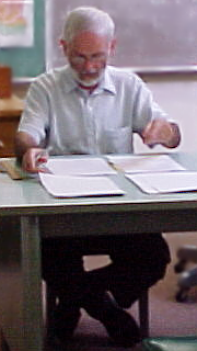 Professor Matisoff at work.